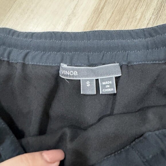 VINCE 100% Silk Pleated Striped Ombre Mini Skirt, Size Small, Multicolor - Picture 3 of 7